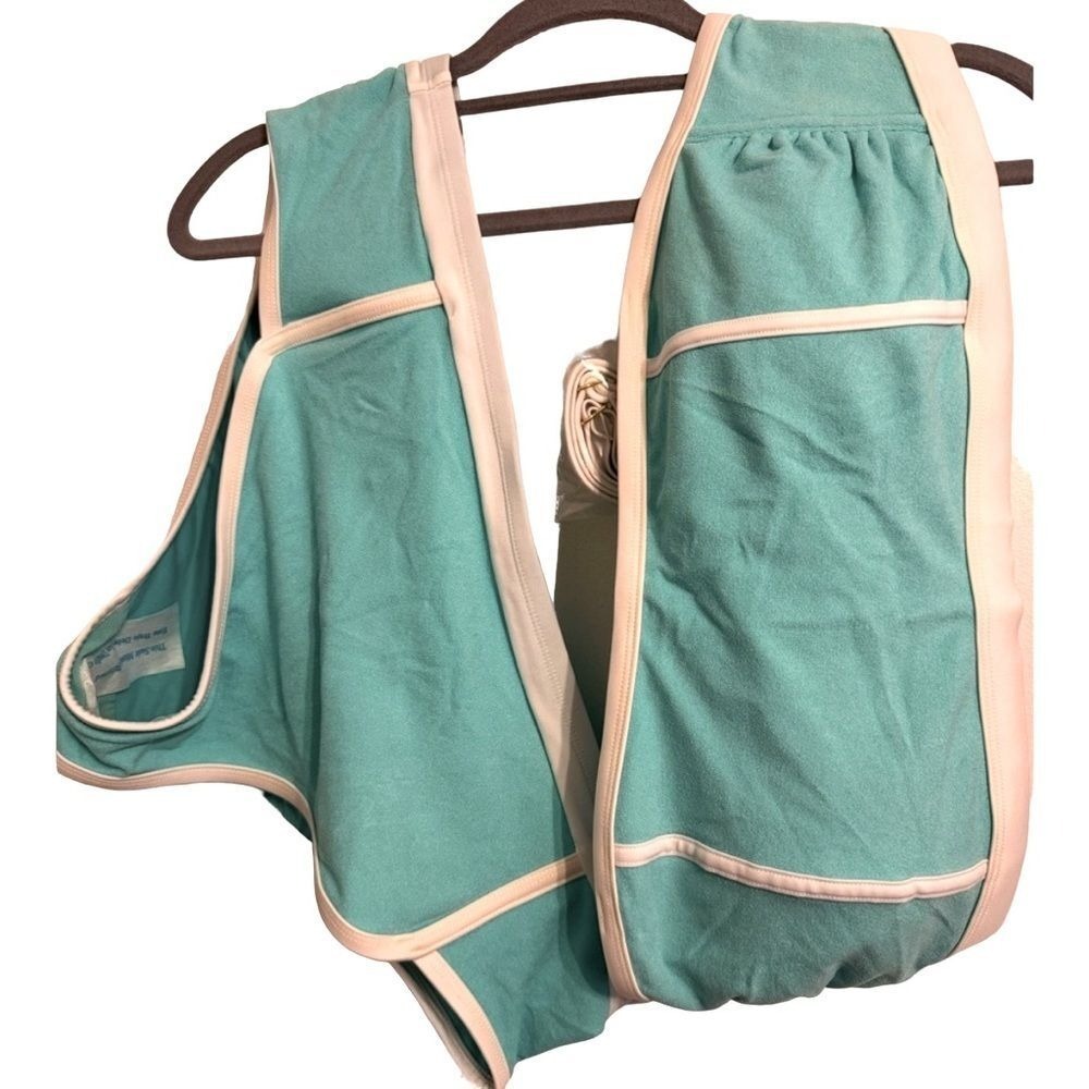 NWT‎ 20W Kona Sol for Target terry cloth like blue bikini.